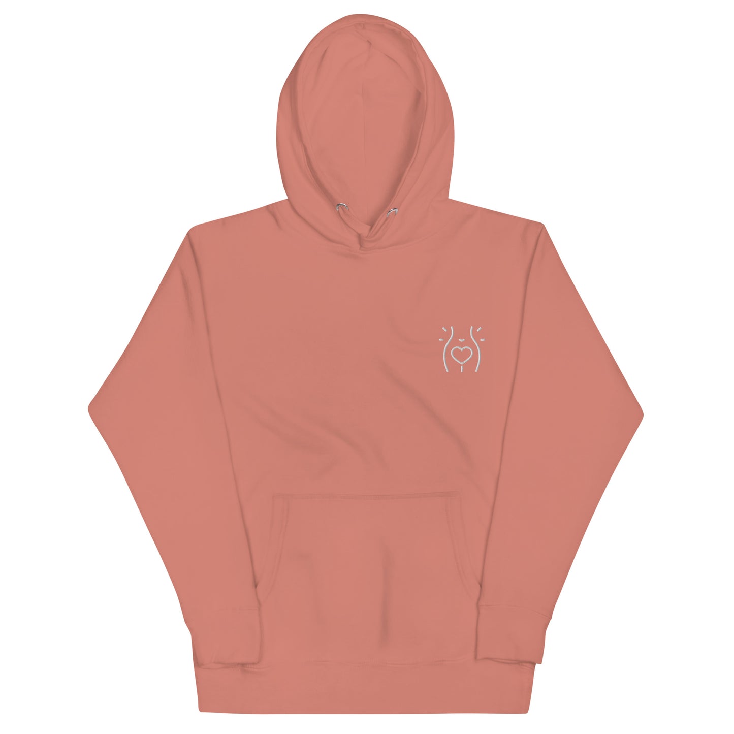 BetterFlow Signature Hoodie in Dusty Rose