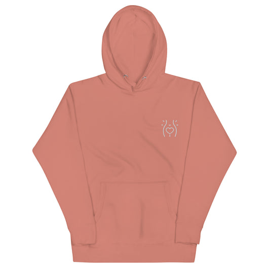 BetterFlow Signature Hoodie in Dusty Rose